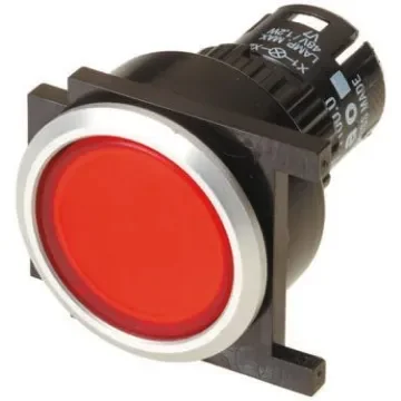 EAO Red Latching Push Button Head, IP65 - 61-1200.0, 61-9642.2 , 61-9933.0 product image
