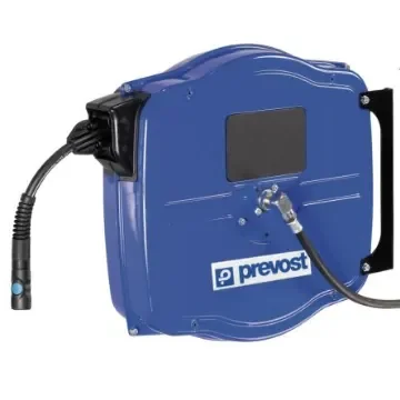 PREVOST Wall Mounted 20m Air Hose Reel, 8mm Inner Diameter, 14mm Outer Diameter, 250L/min Flow Rate - DGF 0820IS product image