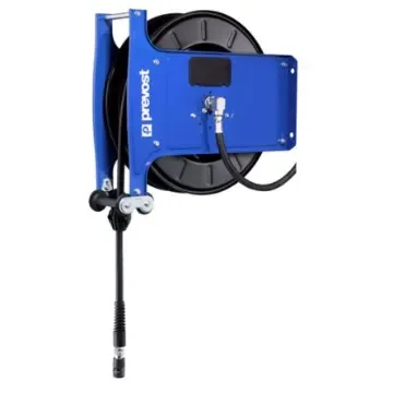 PREVOST Wall Mounted 10m Air Hose Reel, 8mm Inner Diameter, 14mm Outer Diameter, 500L/min Flow Rate - DMO 0810CS product image