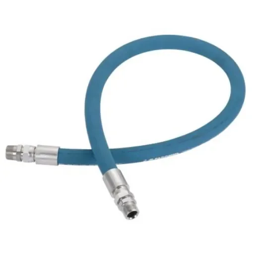 PREVOST 160 bar Blue Rubber Flexible Hose, 19.8mm outer diameter, 1.5m - LEM 21 product image