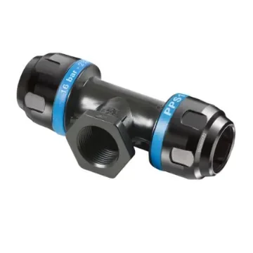 PREVOST 16bar Aluminium G 1 Thread Tee, 40mm outside diameter - PPS1 TT4034 product image