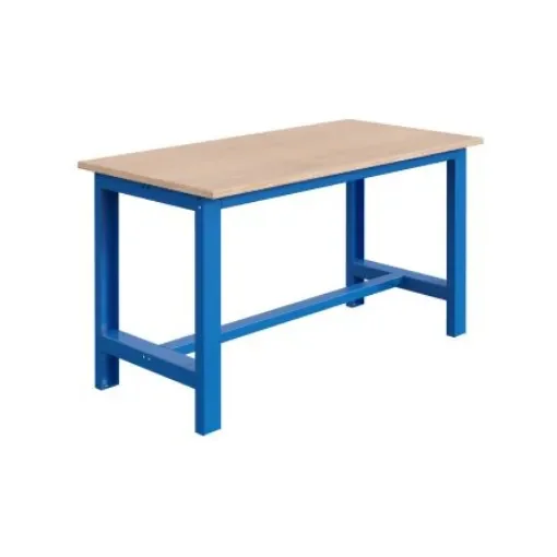 SOFAME W010010056BI Portable Plywood, Steel Workbench, 300kg Max Load, Adjustable Height, 24mm product image