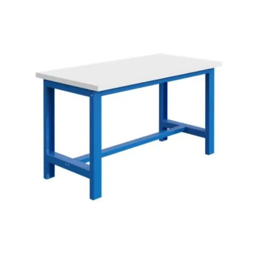 SOFAME W010010110BI Portable Plywood, Steel Workbench, 300kg Max Load, Adjustable Height, 38mm product image