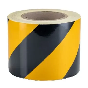 RS PRO Black/Yellow Reflective Tape 100mm x 25m - 2197881 product image