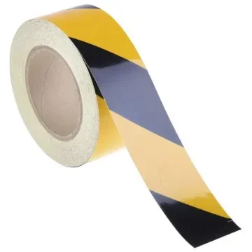 RS PRO Black/Yellow Reflective Tape 50mm x 25m - 2197897 product image