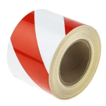 RS PRO Red/White Reflective Tape 100mm x 25m - 2197904 product image
