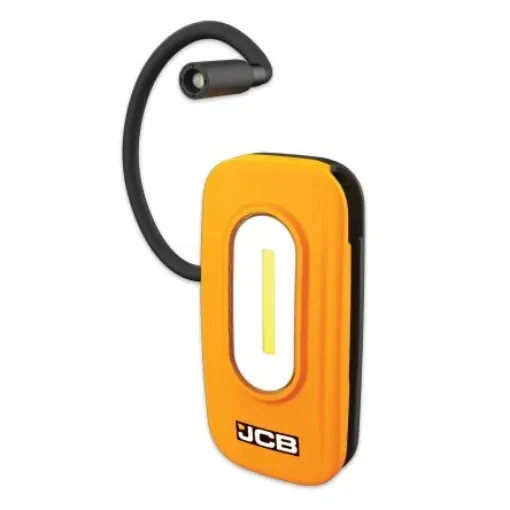 JCB Rechargeable LED Work Light, 100 lumens, 300 lumens, USB-C Plug, IP65 - JCB-WL-FLEXTRA product image