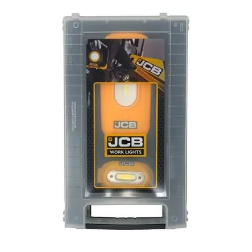 JCB Rechargeable LED Work Light, 100 lumens, 260 lumens, 300 lumens, USB-C Plug, IP44, IP65 - JCB-RS-Xtra260-Flex- Kit product image