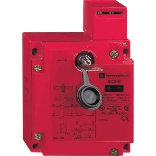 Telemecanique Sensors Preventa Safety Detection Series Solenoid Interlock Switch, 3NC - XCSE8312 product image