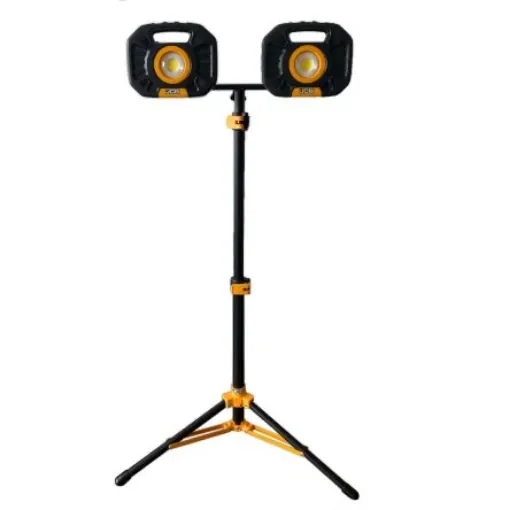 JCB Rechargeable LED Work Light, 2500 lumens, Type C - Europlug, Type G - British Plug, 110/240 V, IP65 - JCB-RS-TUFFDUALKIT product image