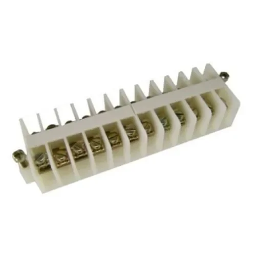 Allen Bradley 1492-H Series Screw Terminal, 12-Way, 25A, 16 - 12 AWG Wire, Screw Termination - 1492-HJ812 product image