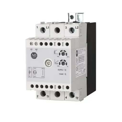 Allen Bradley 154 DOL Starter, 3 kW, 5.5 kW, 6.3 kW, 600 V ac, 3 Phase, IP20 - 154-TP2C12NCD product image