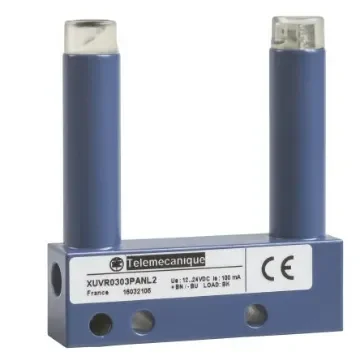 Telemecanique Sensors Through Beam Photoelectric Sensor, Fork Sensor, 30 mm Detection Range - XUVR0303PANL2 product image