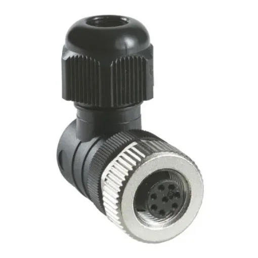 Telemecanique Sensors Circular Connector, 8 Contacts, Cable Mount, M12 Connector, Socket, Female, IP67, XZCC Series - XZCC12FCM80B product image