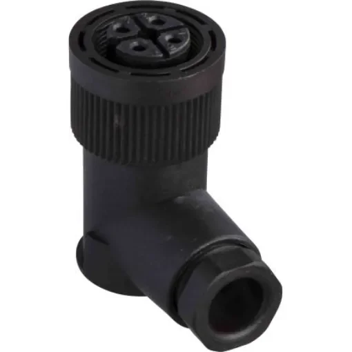 Telemecanique Sensors Circular Connector, 4 Contacts, Cable Mount, M18 Connector, Socket, Female, IP67, XZCC Series - XZCC18FCP40B product image