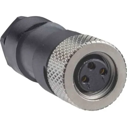 Telemecanique Sensors Circular Connector, 3 Contacts, Cable Mount, M8 Connector, Socket, Female, IP67, XZCC Series - XZCC8FDM30S product image