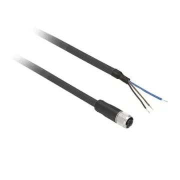 Telemecanique Sensors Straight Female 3 way M8 to Unterminated Sensor Actuator Cable, 10m - XZCP0166L10 product image