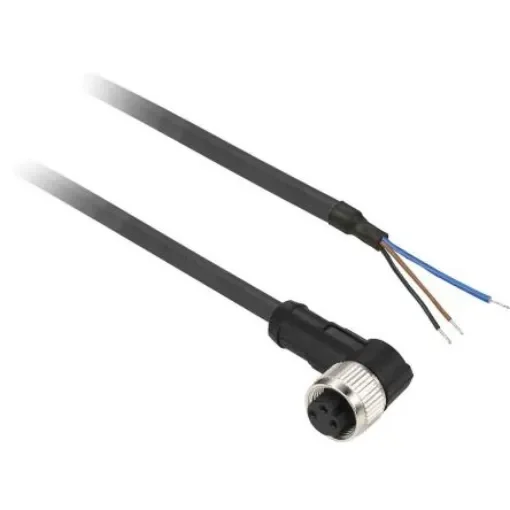 Telemecanique Sensors Right Angle Female 3 way M8 to Sensor Actuator Cable, 5m - XZCP0366L5 product image