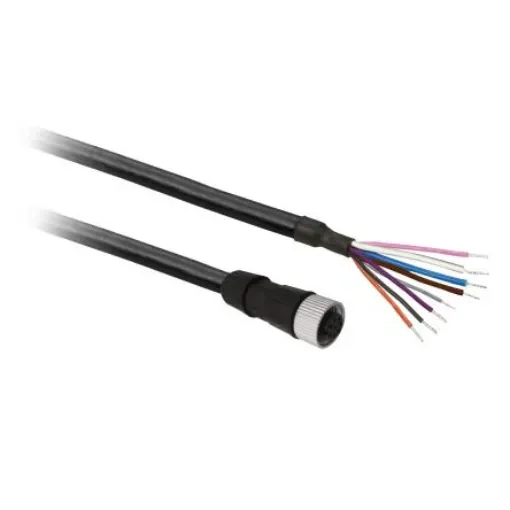 Telemecanique Sensors Female 8 way M12 to Sensor Actuator Cable, 20m - XZCP29P12L20 product image