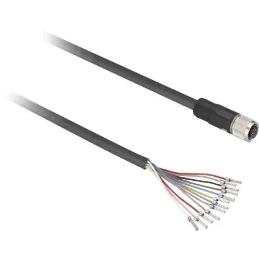 Telemecanique Sensors Female 12 way M12 to Sensor Actuator Cable, 5m - XZCPB44P14L5 product image