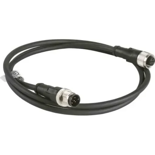 Telemecanique Sensors Straight Male 5 way M12 to Straight Female 5 way M12 Sensor Actuator Cable, 2m - XZCR1511064D2 product image