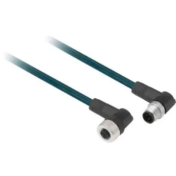 Telemecanique Sensors Straight Male 4 way M12 to Straight Female 4 way M12 Sensor Actuator Cable, 2m - XZCR1512041C2 product image