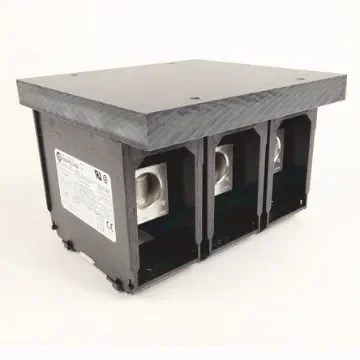 Allen Bradley Distribution Block, 6 Way, 335A, 600 V, Black - 1492-PDL3163 product image
