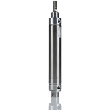 Norgren Pneumatic Roundline Cylinder - RT/57232/M/125, 32mm Bore, 125mm Stroke, RT/57200/M Series, Double Acting product image