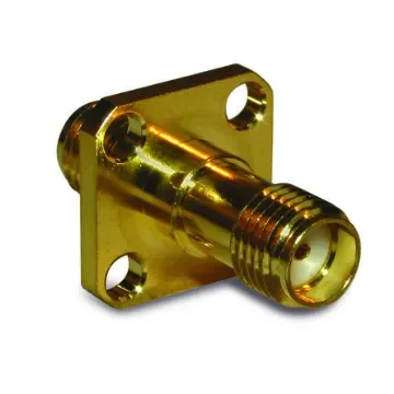 Amphenol RF Straight 50O Coaxial Adapter SMA Socket to SMA Socket 12.4GHz - 132340 product image