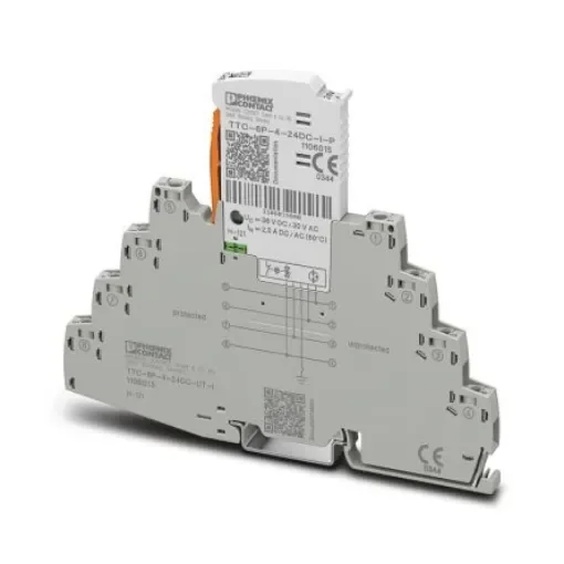 Phoenix Contact 1 Phase Industrial Surge Protector, 10kA - 1106013 product image