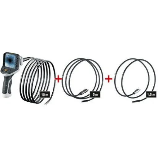 Laserliner 095.311C 9mm probe Inspection Camera Kit, 1.5 m, 5 m, 10 m Probe Length, 640 x 480pixels Resolution, LED product image