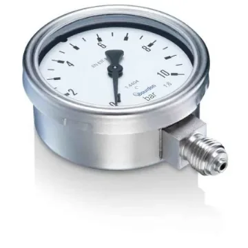 Bourdon G 1/4 Analogue Pressure Gauge 3bar Bottom Entry 69mm Outside Diameter - MEX3-D20.B76 product image