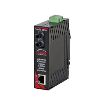 Red Lion RJ45 Media Converter, Multi Mode, 10/100 Mbps, Full Duplex 4km - SL-2ES-2ST product image