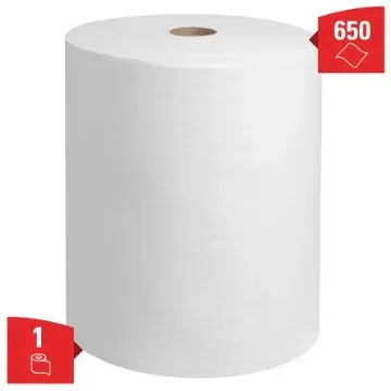 Kimberly Clark WypAll Dry Multi-Purpose Wipes, Roll of 650, 380 x 420mm - 8349 product image