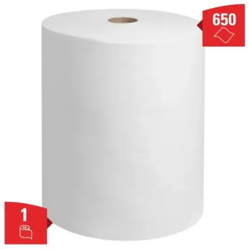 Kimberly Clark WypAll Dry Multi-Purpose Wipes, Roll of 650, 380 x 420mm - 8349 product image