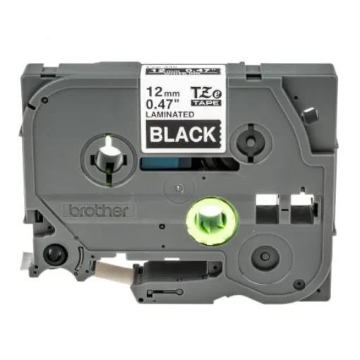 Brother White on Black Label Printer Tape, 8 m Length, 12 mm Width - TZe-335 product image