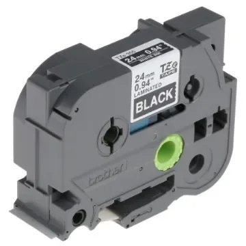 Brother White on Black Label Printer Tape, 8 m Length, 24 mm Width - TZe-355 product image