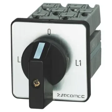 Socomec Panel Mount Changeover Switch - 16A Maximum Current, IP44 - 192K0011 product image