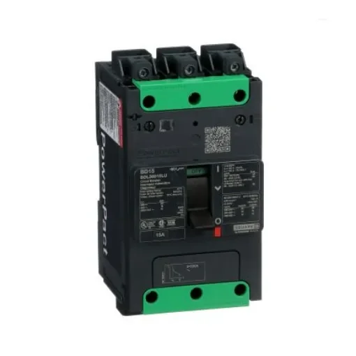 Schneider Electric, PowerPact MCCB Molded Case Circuit Breaker 3P 15A - BDL36015LU product image