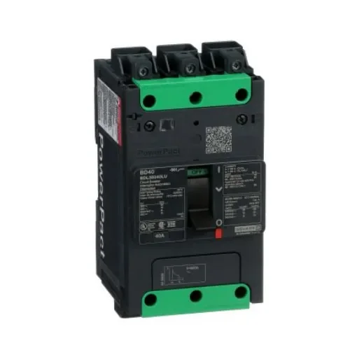 Schneider Electric, PowerPact MCCB Molded Case Circuit Breaker 3P 40A - BDL36040LU product image