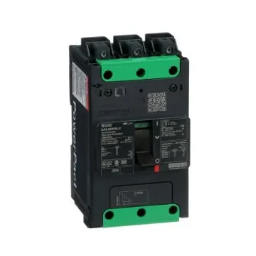 Schneider Electric, PowerPact MCCB Molded Case Circuit Breaker 3P 20A - BGL36020LU product image
