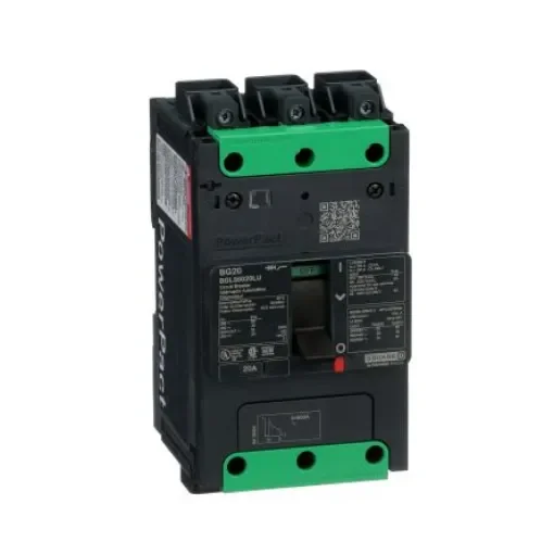 Schneider Electric, PowerPact MCCB Molded Case Circuit Breaker 3P 20A - BGL36020LU product image