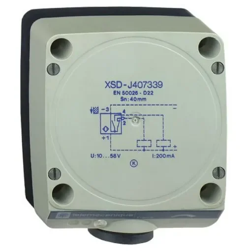 Telemecanique Sensors Inductive Block Proximity Sensor, 40 mm Detection 4-20 mA, 24 V dc - XSDH603629 product image