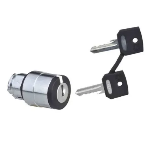 Schneider Electric ZB4 3-position Key Switch Head, Latching, 22mm Cutout - ZB4BG09 product image