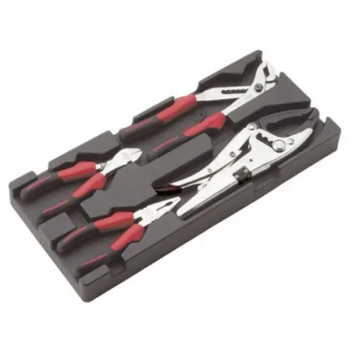 SAM 4-Piece Plier Set, Bent, Straight Tip - P13-J4M product image