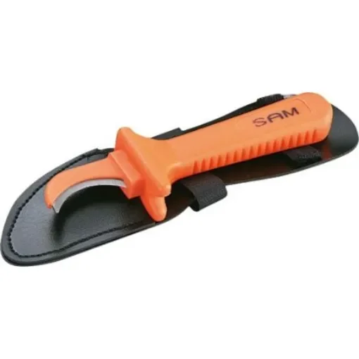 SAM Cable Knife, VDE/1000V, 160 mm Overall, 40 mm Blade - Z-373 product image