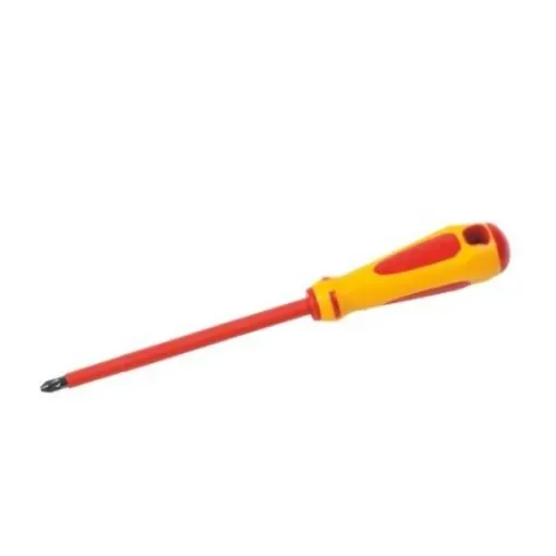 SAM Phillips Insulated Screwdriver, 4 mm Tip, 200 mm Blade, VDE/1000V, 320 mm Overall - ZTB-4P200 product image