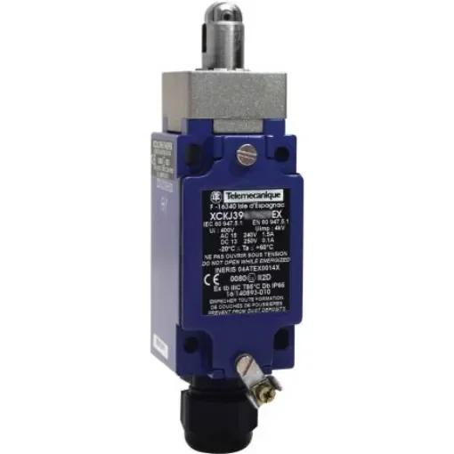 Telemecanique Sensors Roller Limit Switch, 2NC/1NO, IP66, IP67, Metal Housing, 6A Max - XCKJ3967H29EX product image