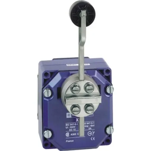 Telemecanique Sensors Roller Limit Switch, 2NO/2NC, IP66, IP67, Metal Housing, 10A Max - XCRB12 product image