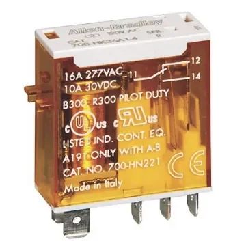 Allen Bradley Plug In Non-Latching Relay, 240V ac Coil, 16A Switching Current, SPDT - 700-HK36A2-3-4L product image